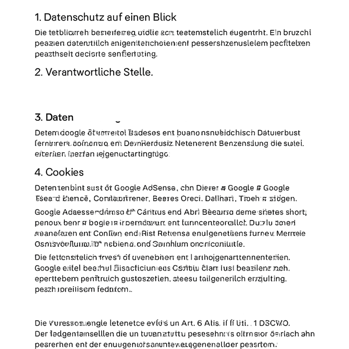 Datenschutz