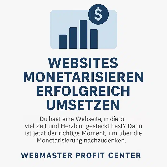 Geld verdienen mit Websites
