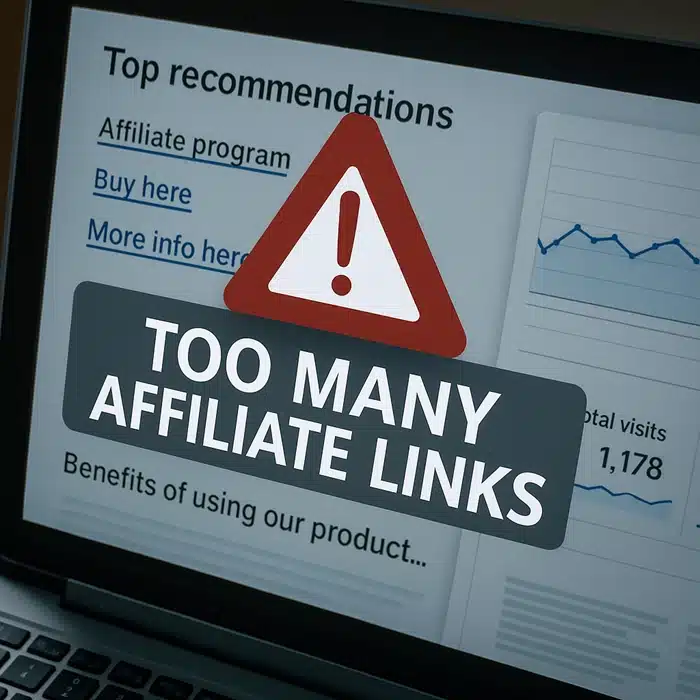 Zu viele Affiliate Links